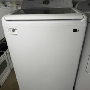 Laveuse Samsung Chargement par le Haut Blanche 2025